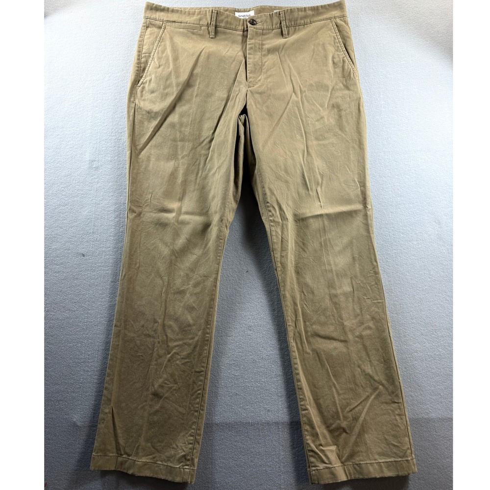 Goodfellow & Co Hennepin Chino Mens 40x32 Tan Straight Fit Pants